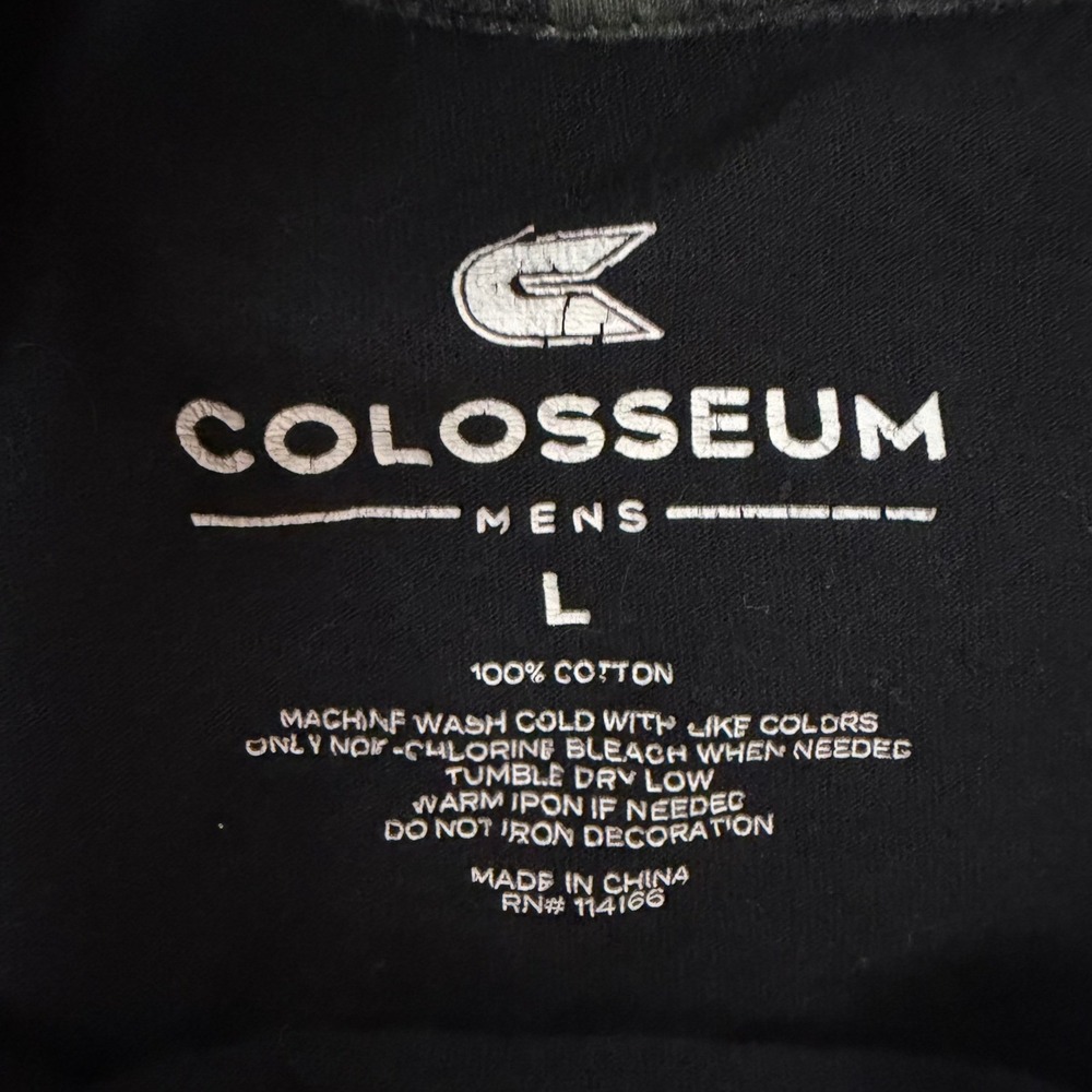 Colosseum LSU Tigers Mens Large Black OHT Military Camo Long Sleeve T-Shirt - Picture 5 of 7